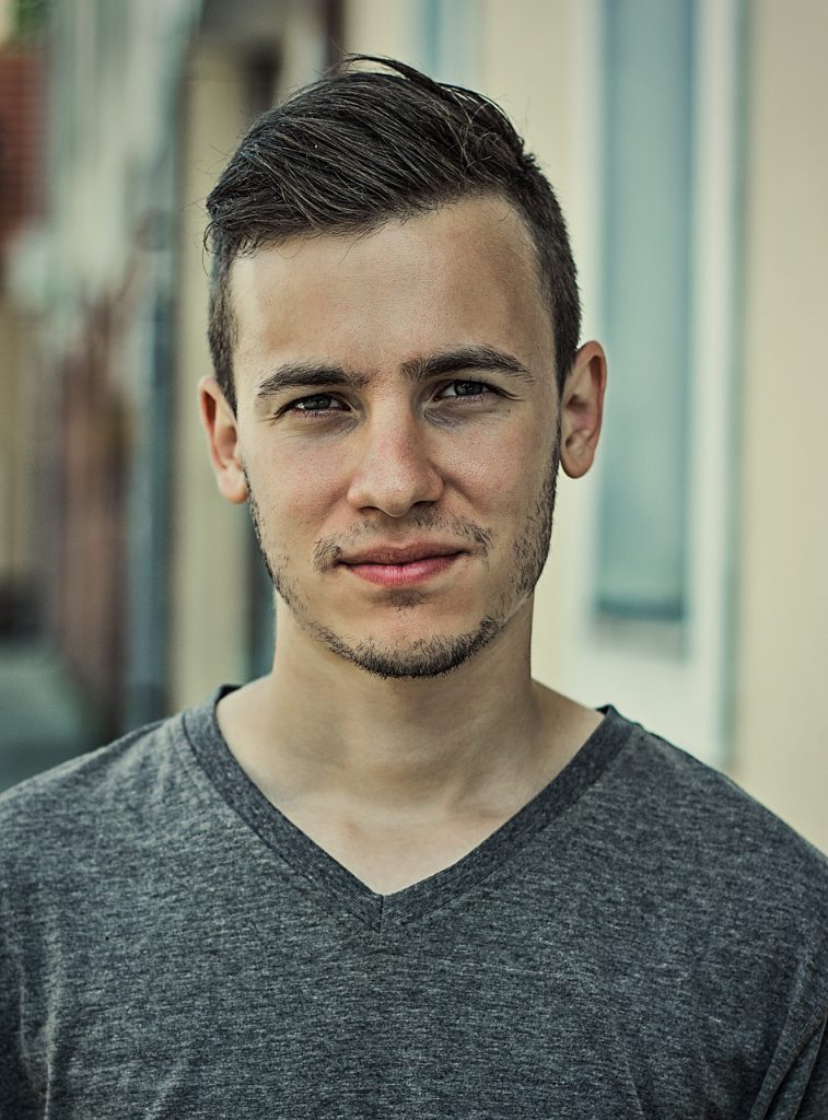 fryzura męska krótka